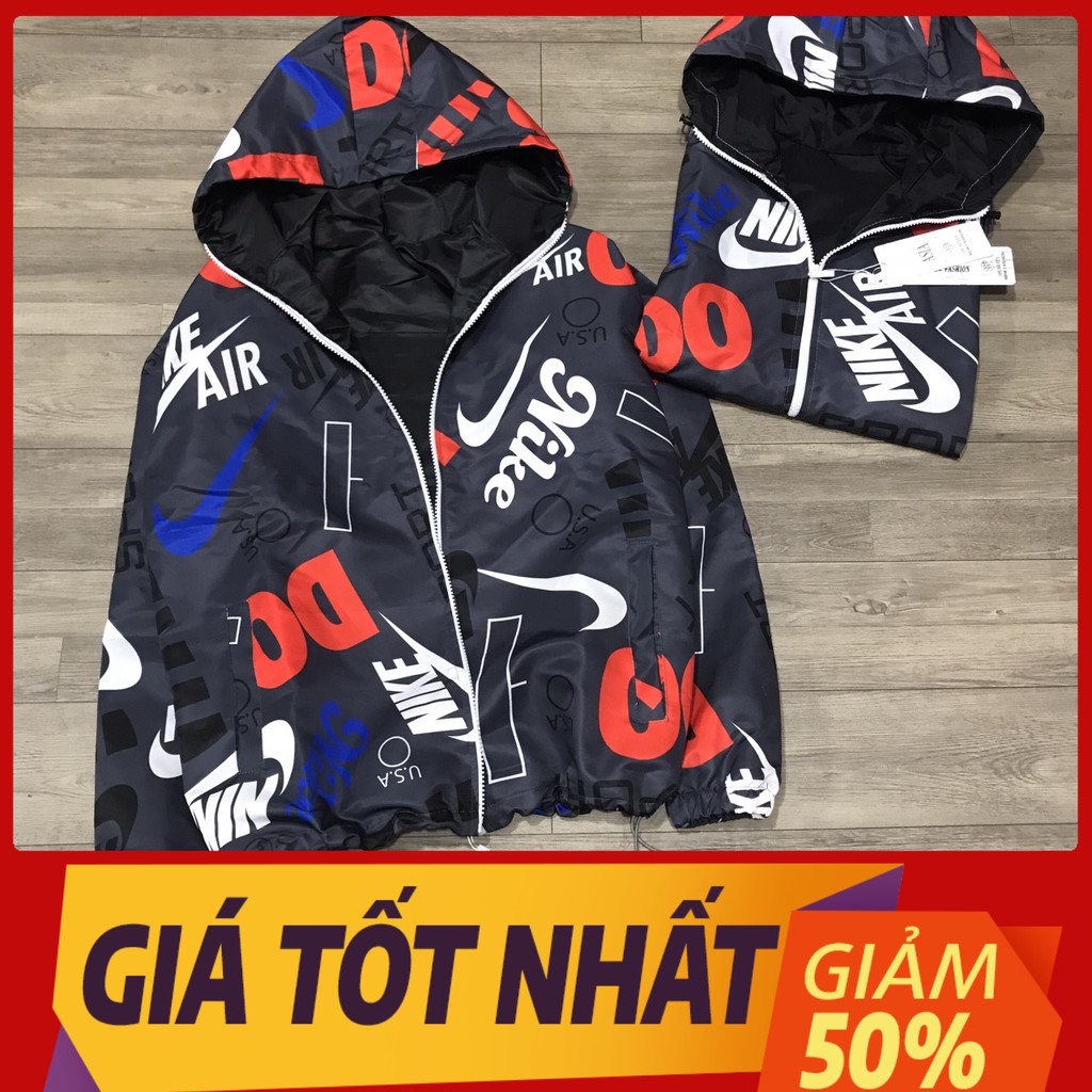 Áo Khoác Dù 2 Lớp In 3D Just Do It unisex form rộng ulzzang Hàn Quốc - Áo khoác thể thao chống nắng cực hot 2020