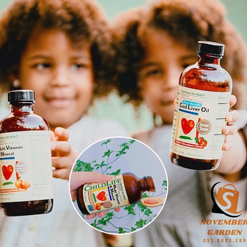 Siro tăng sức đề kháng cho bé ChildLife Multi Vitamin Mineral Mỹ 237ml