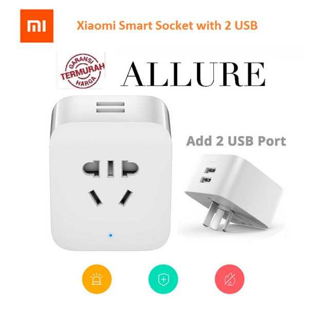 Ổ Cắm Thông Minh Mijia Wifi 2 Cổng Usb