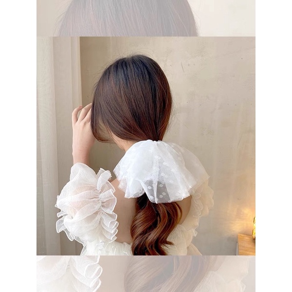 Cột tóc ren nữ tính bảng to - Maben