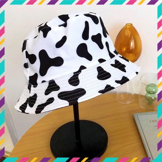 Mũ bucket 💥SIÊU HOT💥 họa tiết bò sữa, nón bucket phù hợp cả nam nữ phong cách ulzzang