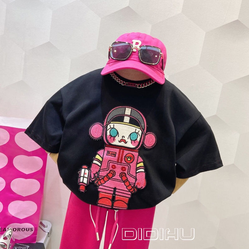 Áo Thun Cotton Tay Ngắn In Hình Super Mario Dễ Phối Đồ Thời Trang Cho Bé