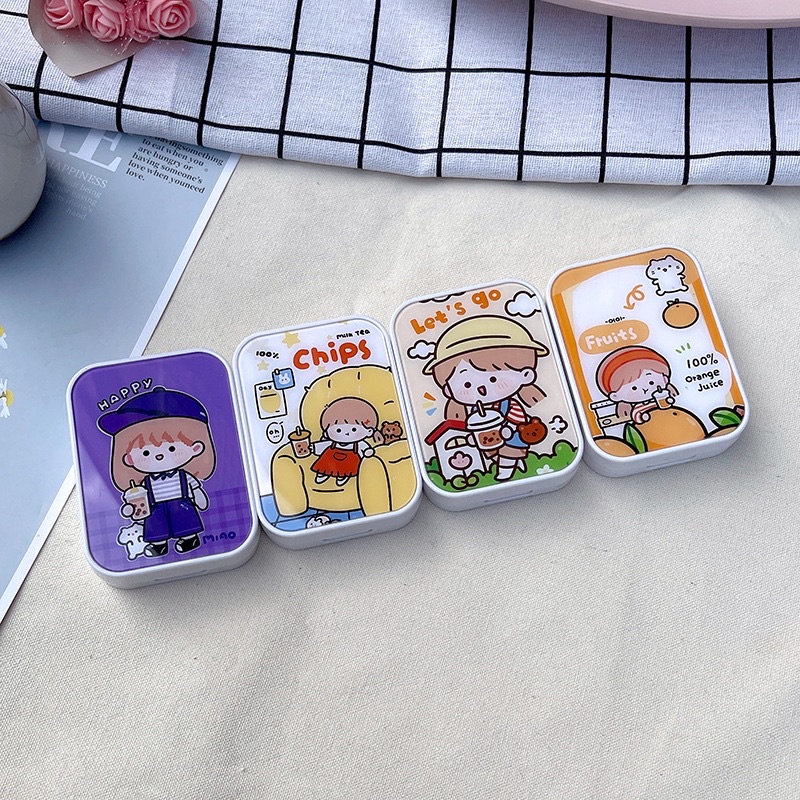 khay đôi dựng Lens nhóc kute