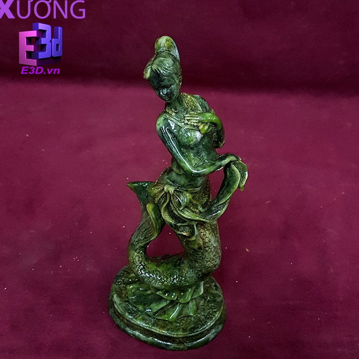 Tượng trang trí - Tượng tiên cá - Xưởng E3D - CG 073