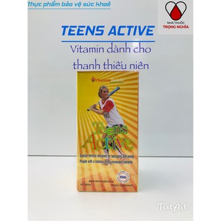 Thực Phẩm Chức Năng Bổ Sung Vitamin Teens Active Vitamins For Life 60 Viên