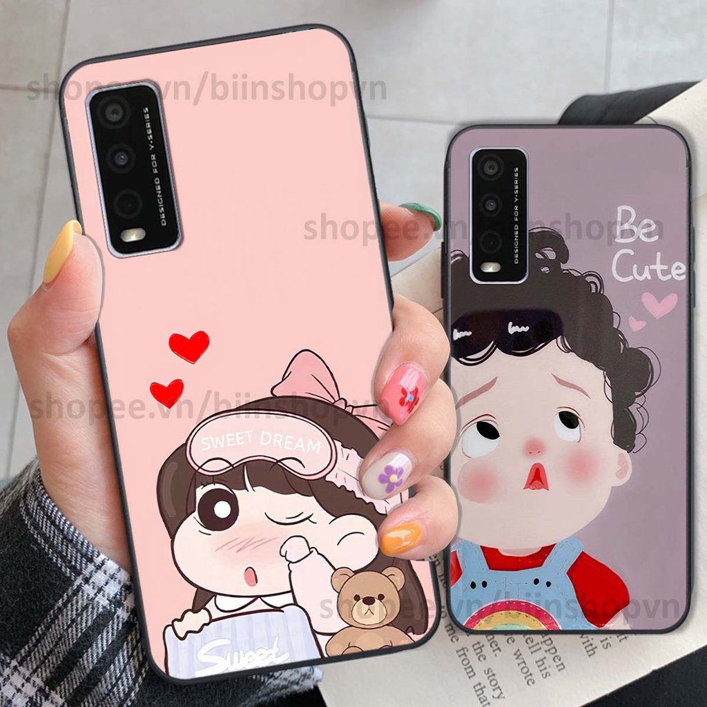 Ốp Vivo Y20 in hình baby siêu dễ thương, ngộ nghĩnh đáng yêu