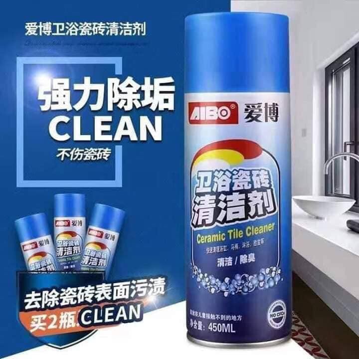 Bình xịt bọt tuyết AIBO 500ml vệ sinh nhà bếp - chai xịt tẩy rửa nhà tắm nhà tắm