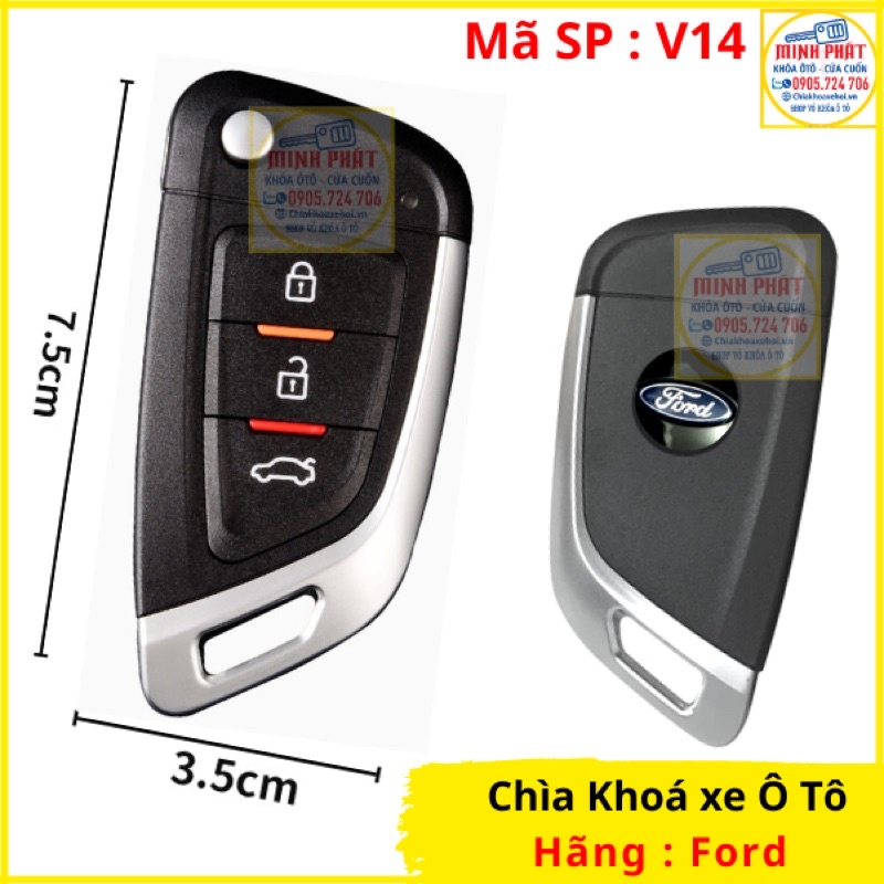 Chìa Khoá remote Xe Ford Escape