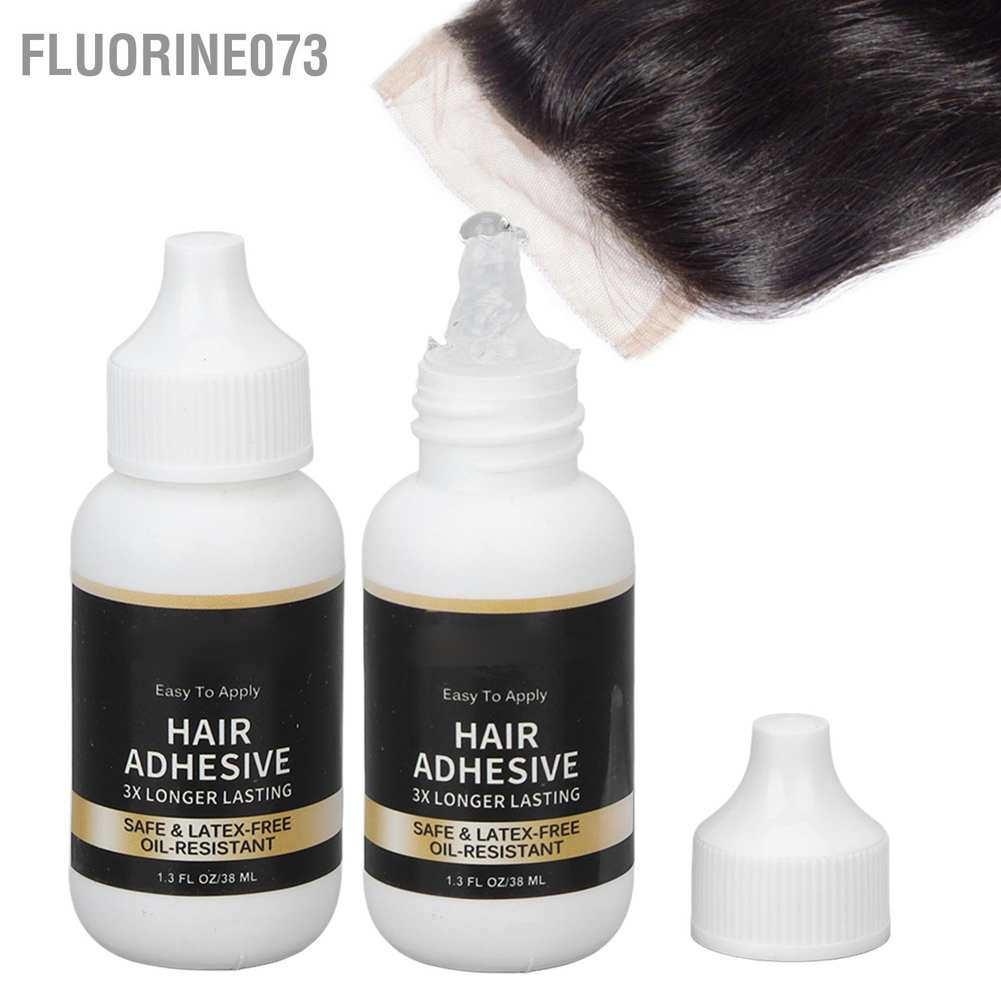 [Hàng mới về] Bộ 2 lọ keo dán tóc giả thay thế không dễ gỡ tự nhiên 38ml