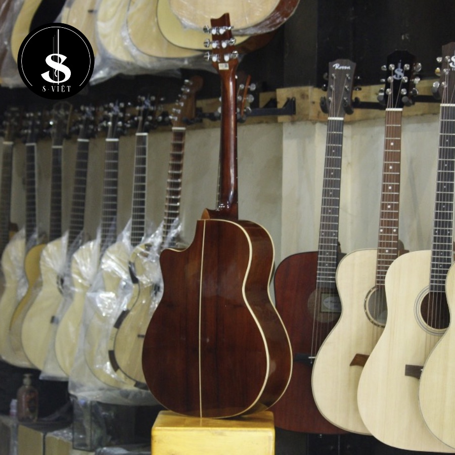 Đàn guitar acoustic gỗ thịt, có ty mã ES140 cho người mới tập chính hãng S Việt