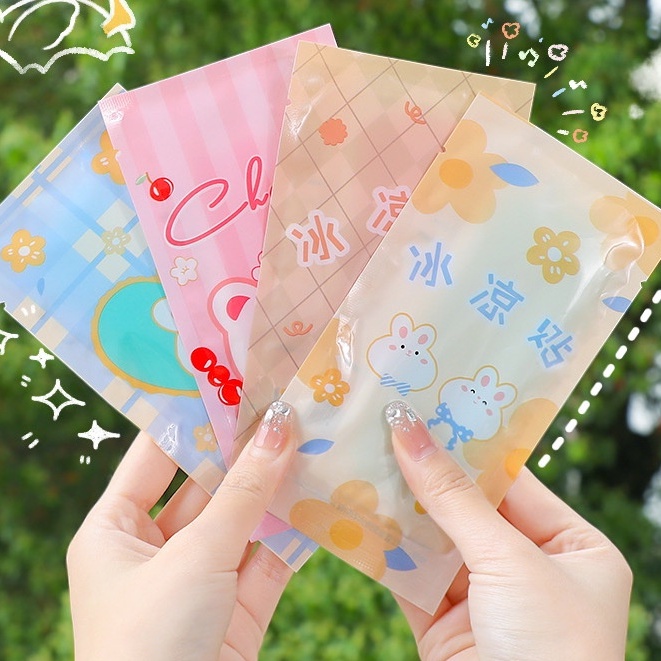 Set 2 Miếng Dán Pad Tản Nhiệt,Làm Mát Hạ Nhiệt Mùa Hè,Hoạt Hình Dễ Thương
