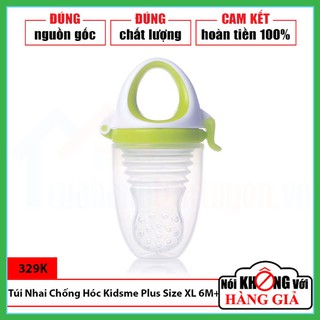 [Chính Hãng] Túi Nhai Chống Hóc Silicone Kidsme Food Feeder Plus Size XL Cho Bé Từ 9 Tháng Tuổi Trở Lên |Ăn Dặm Chủ Động