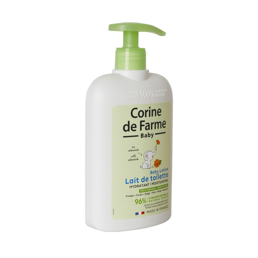 Lotion cho bé CORINE DE FARME BABY LOTION làm sạch và dưỡng ẩm an toàn cho bé yêu