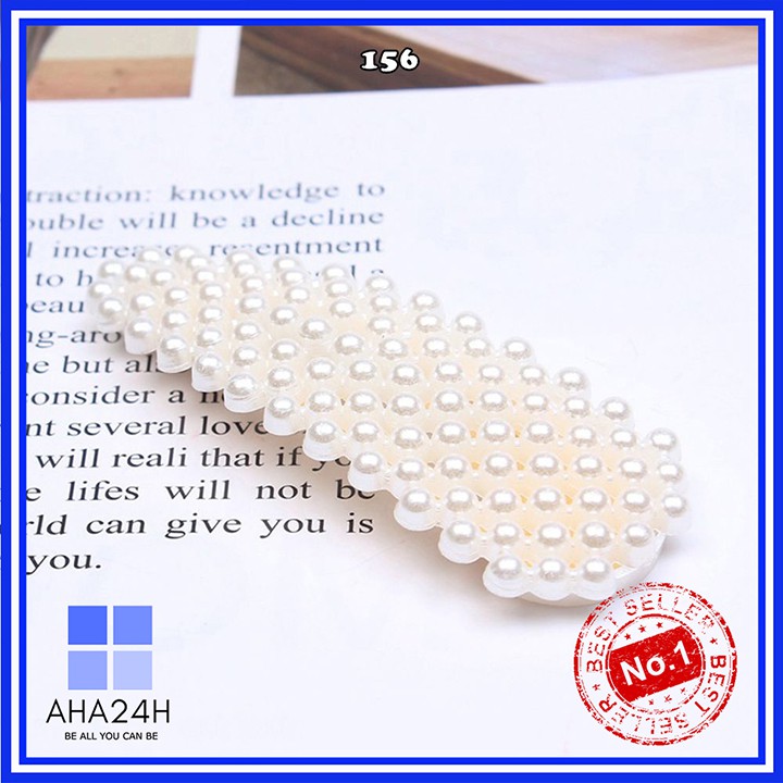 KẸP TÓC ĐÍNH NGỌC TRAI NHÂN TẠO SÀNH ĐIỆU NHIỀU MẪU AH156