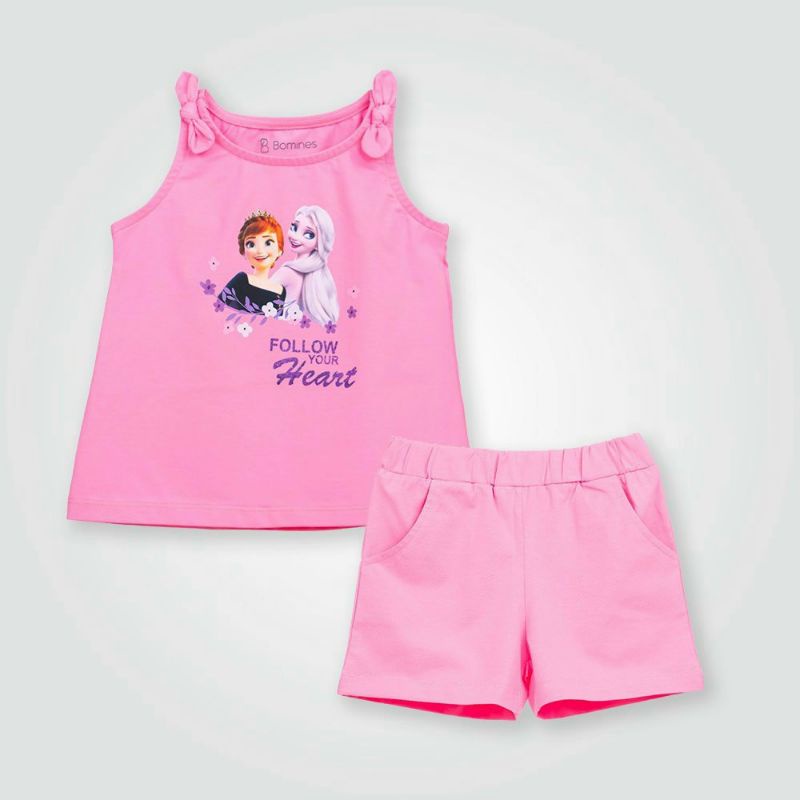 ☀️ bộ Elsa quần Đùi Tay cánh Cho Bé gái chất cotton chính phẩm cao cấp