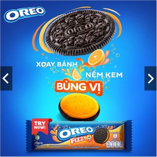 1 thanh oreo bùng vị cam 123,5g