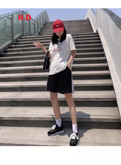 Sét áo NOTFROM + quần đùi ba sọc