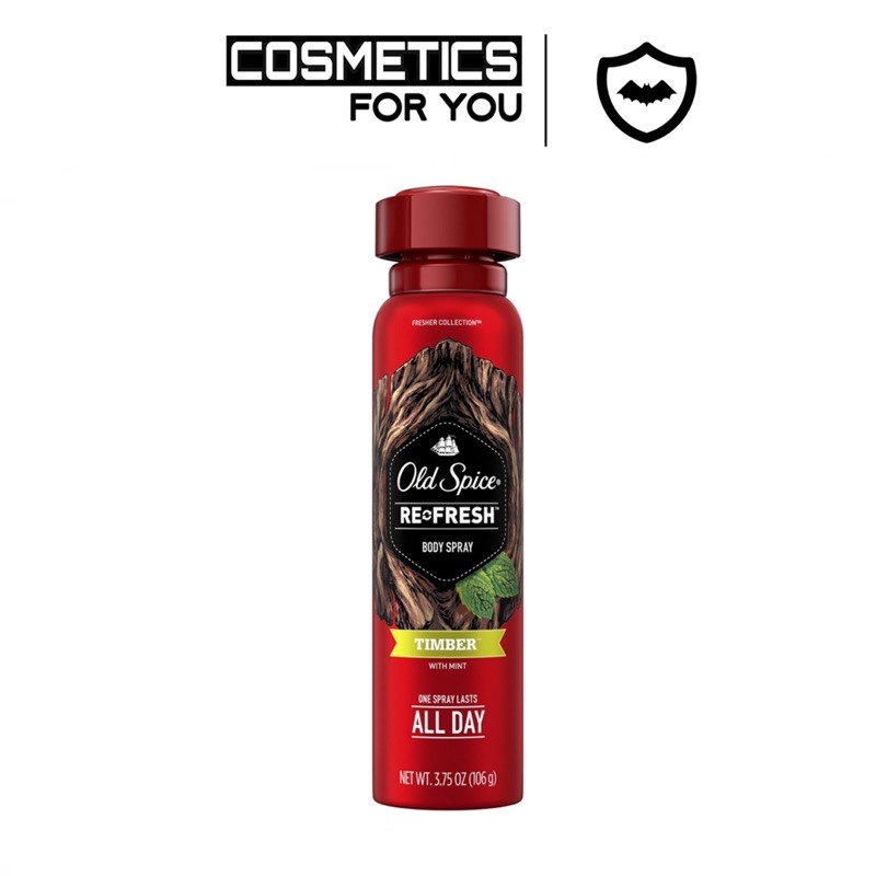 [FULL LINE] XỊT KHỬ MÙI HƯƠNG NƯƠCS HOA TOÀN THÂN OLD SPICE 106G TIMBER , FIJI , BEARGLOVE , WOLFTHORN | Thế Giới Skin Care
