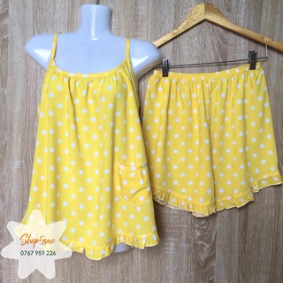 Đồ bộ lanh (tole) đùi, áo có túi (58-65kg)