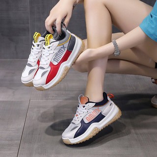 GIÀY THỂ THAO NỮ ĐẾ ĐINH, ,GIÀY THỂ THAO NỮ PHẢN QUANG 7CM XMMA CỰC XINH