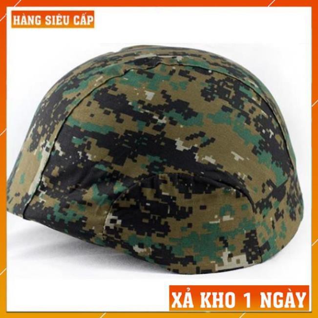 [FreeShip – Xả Kho 1 Ngày] Mũ Bảo Hiểm Lính Mỹ Ngụy - Nón Phượt Thể Thao Nửa Đầu