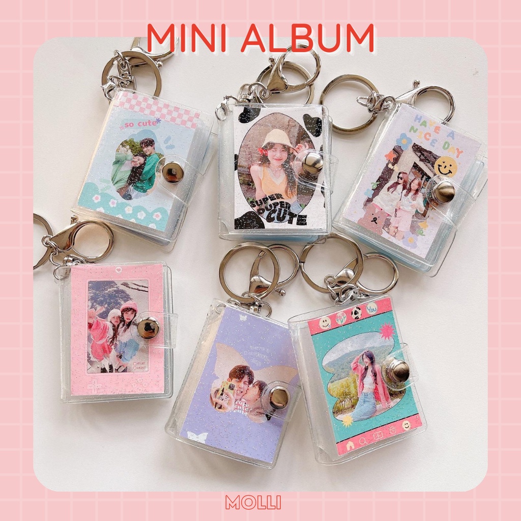 Mini Album móc khoá đựng ảnh (Có nhận in ảnh)