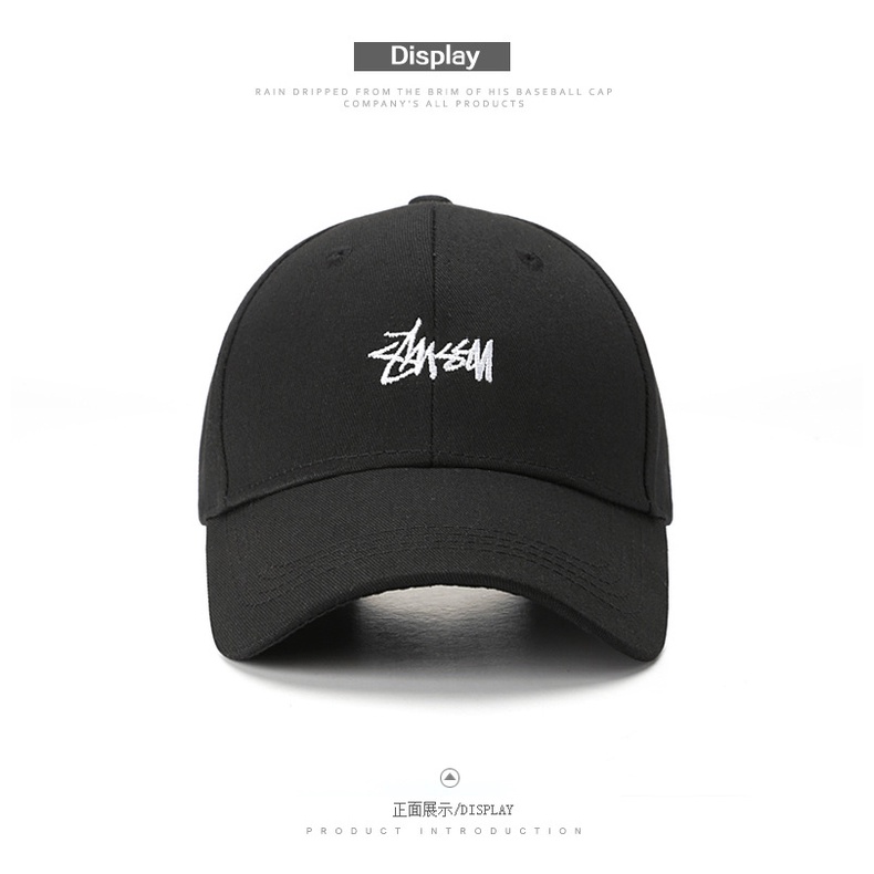 Nón Lưỡi Trai Stussy Thêu Chữ Phong Cách Năng Động Trẻ Trung Dành Cho Cả Nam Và Nữ