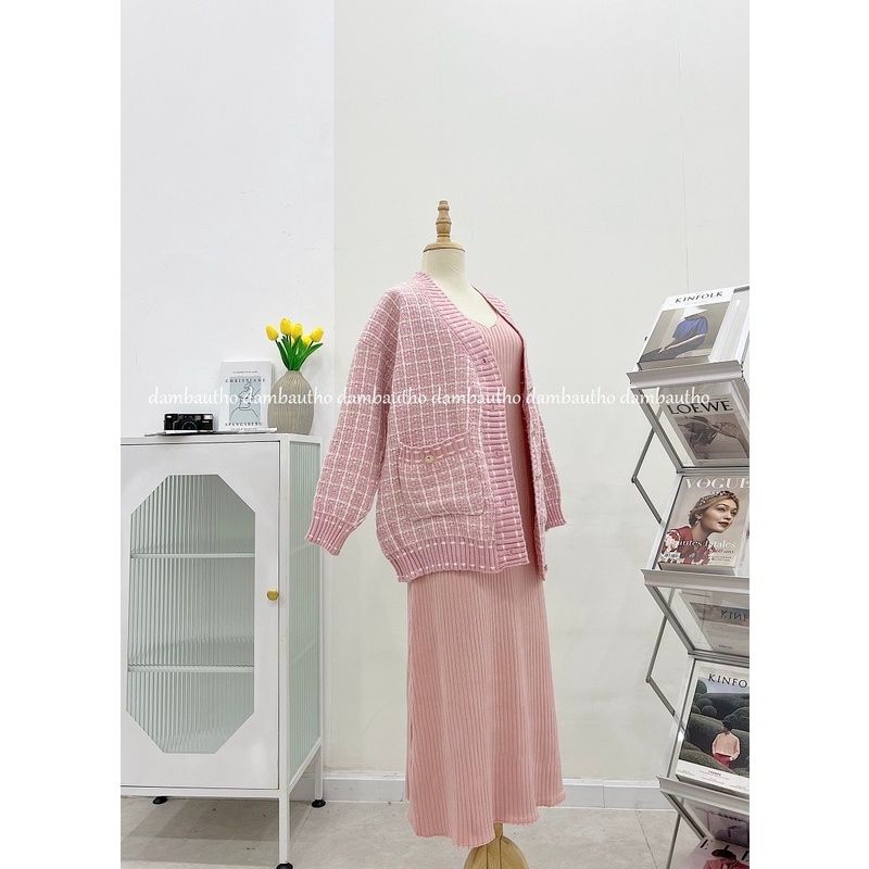 Váy bầu, đầm bầu thu đông chất len ĐẦM BẦU THỎ