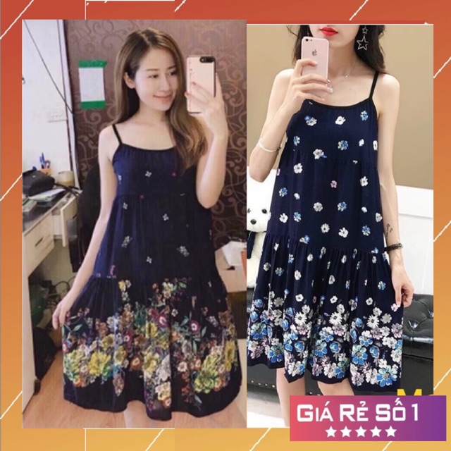 [SALE SỐC] Váy bầu đầm bầu váy lanh bầu 2 dâygiá sỉ bằng lẻ chỉ 62,9k -14 mẫu chất lanh mát thôi rồiFree size 40~65kg