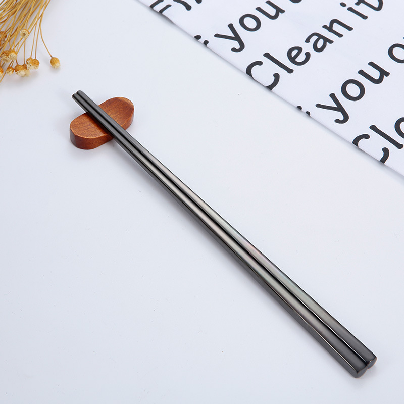 Đôi đũa chống trượt làm từ thép không gỉ sử dụng tiện lợi