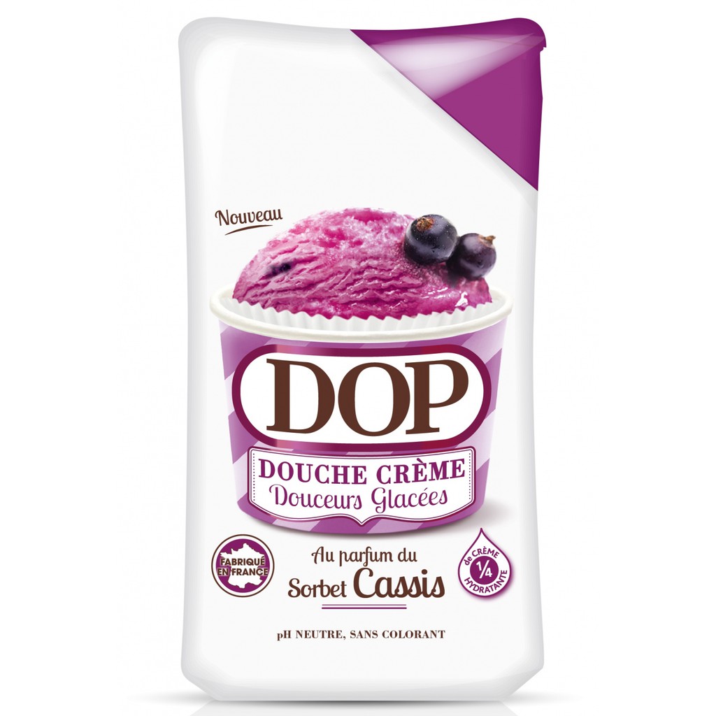 Sữa tắm DOP mềm mại với hương thơm của blackcurrant