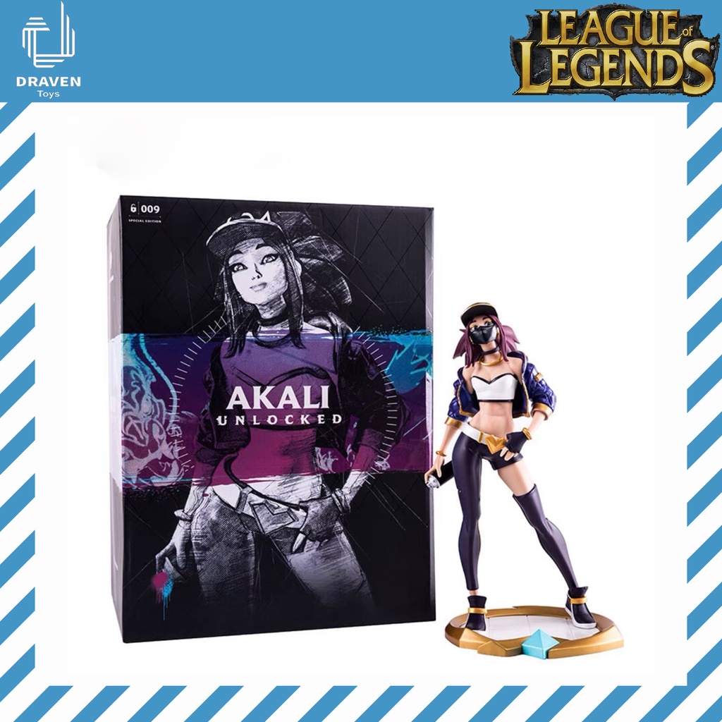 Mô hình Chính hãng Riot Games LOL Akali Unlocked Statue - Liên Minh Huyền Thoại