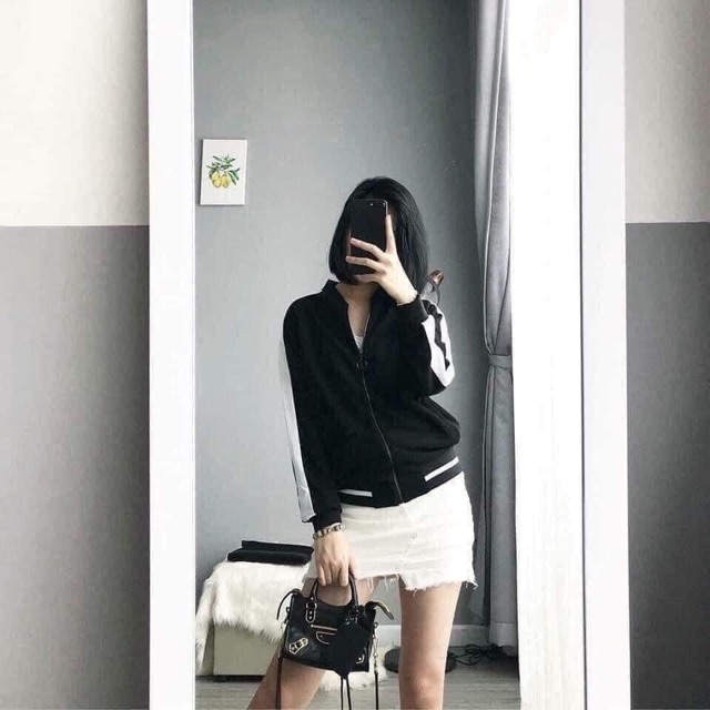 Piqué Bomber Jacket Zara