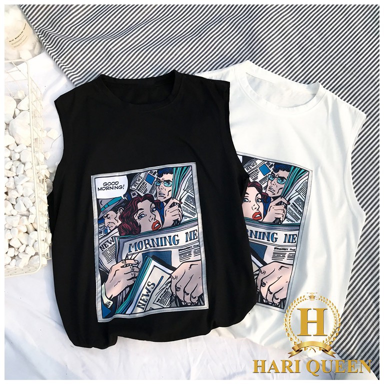 [FREESHIP ĐƠN TỪ 50K] Áo tanktop Morning cá tính HARI0620