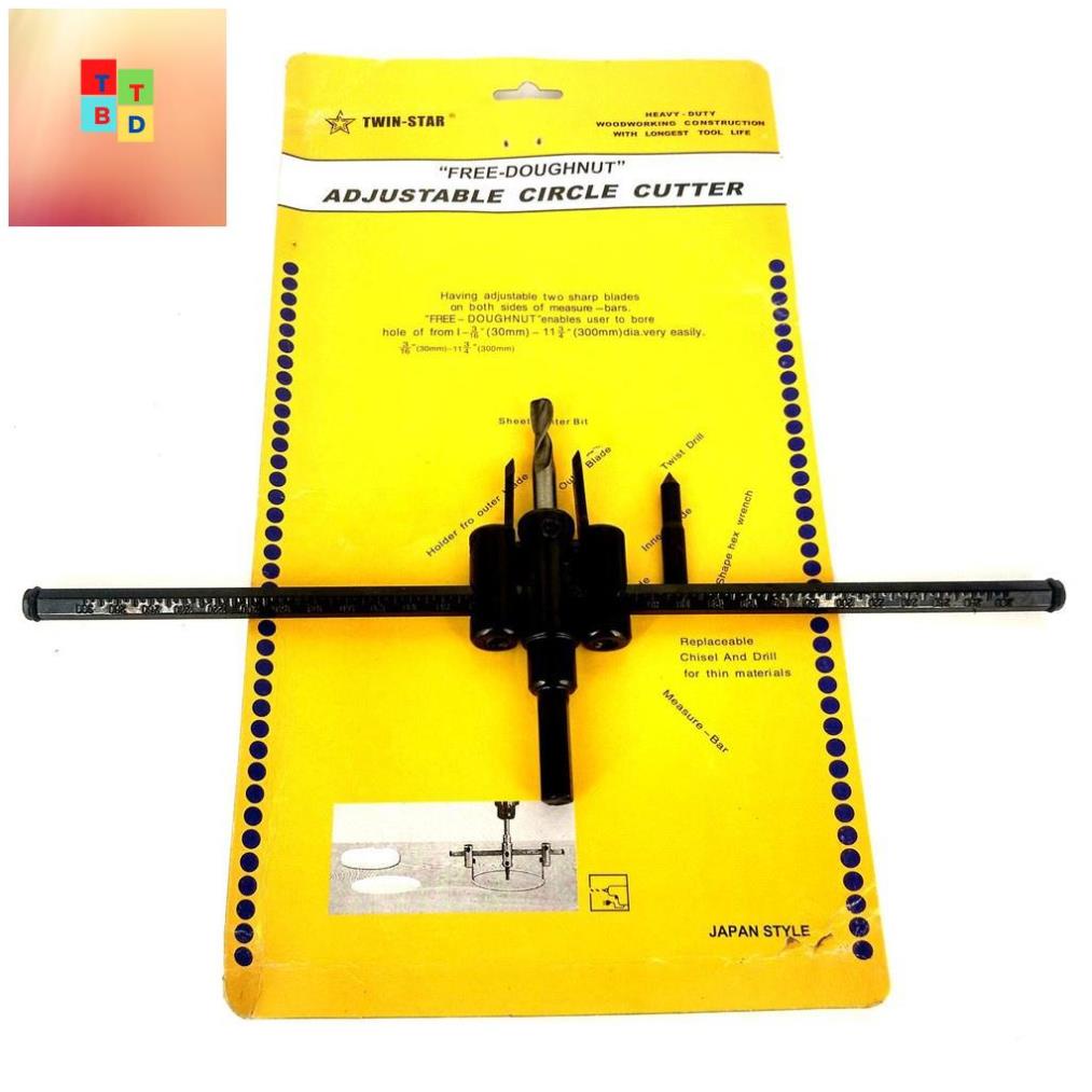 Mũi Khoan Khoét Lỗ Thùng Loa, Lỗ Đèn Thạch Cao Âm Trần 120mm 200mm 300mm d