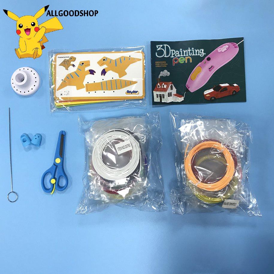 bút vẽ 3d, bút 3d sáng tạo cho bé, bút in 3d, 3d pen độc đáo cho bé giá rẻ kèm sợi mực