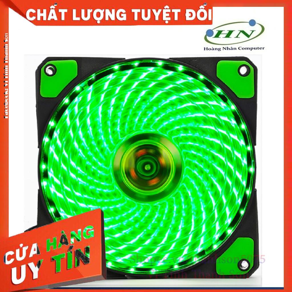 FAN CASE VSP 12CM-LED 33 BÓNG-XANH LÁ BOX - Vi Tính Thanh Sơn