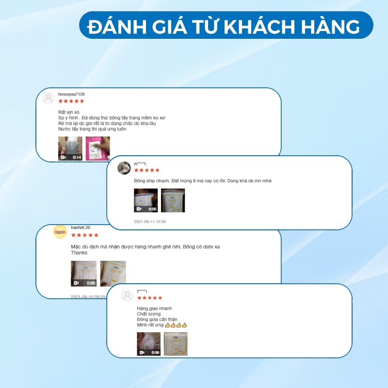 Bông Tẩy Trang Cotton Pad Chính Hãng 222 Miếng Nội Địa Trung Quốc