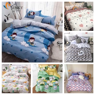 Bộ chăn ga gối cotton poly set 4 món hàng nhập khẩu