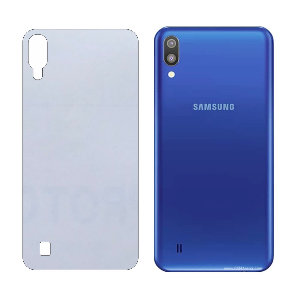 Miếng Dán Lưng Samsung M10 Decal Trong Nhám Chống Vân Tay