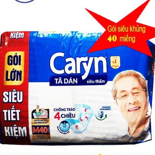 bỉm tã dán caryn m40 /ml40 mẫu mới