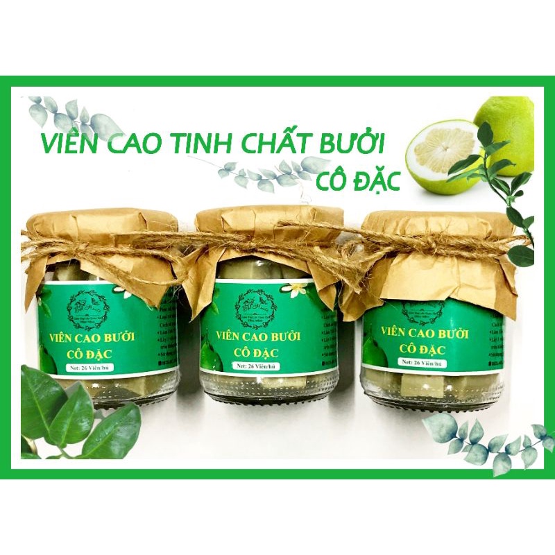 VIÊN CAO TINH BƯỞI CÔ ĐẶC HANDMADE NHÀ BỘT