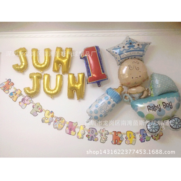 Bóng Trang Trí Hình Các Con Thú Siêu Đáng Yêu trang trí sinh nhật thôi nôi cho bé