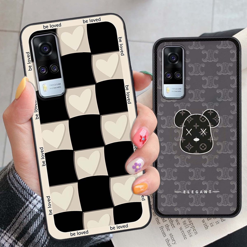 Ốp Vivo Y51 2020 trái tim, thời trang, thể thao, ốp viền dẻo đẹp