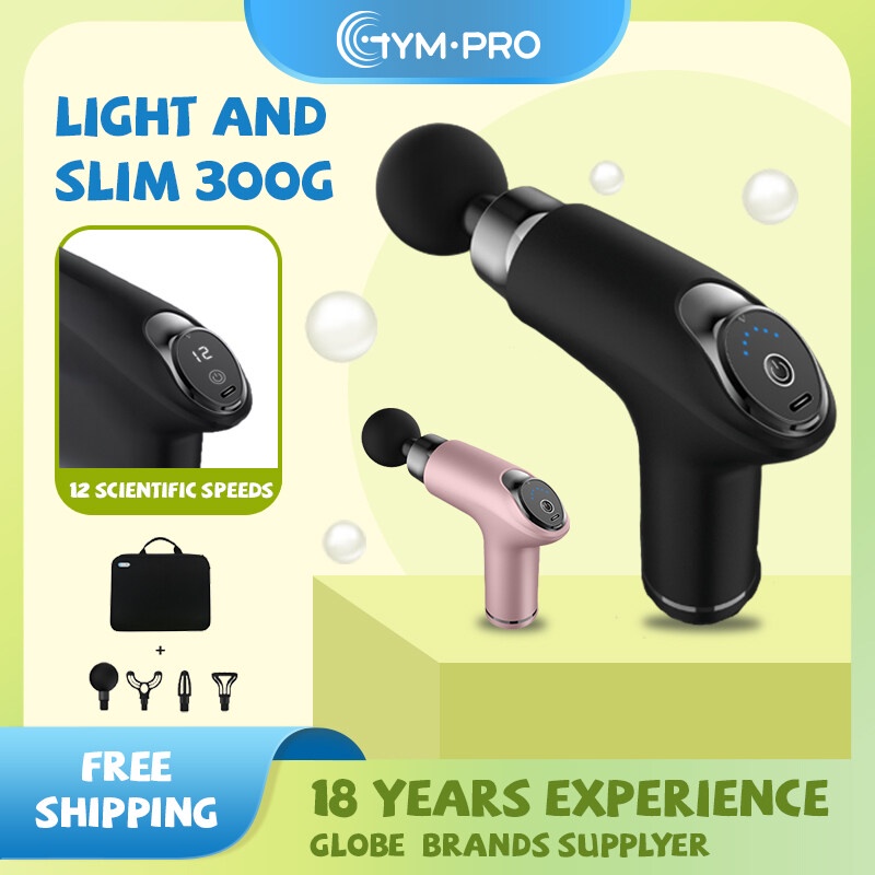 Gym Pro kìm bóp tập cơ tay Súng Mát Xa Cơ Bắp Cầm Tay Bấm Huyệt Chuyên Dụng Cho Người Tập Máy Massage Cầm Tay Mini