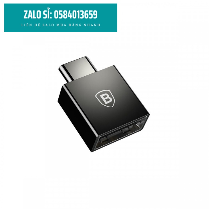 Cổng chuyển/Hub USB Type-C ra USB Type-A 2.0 Baseus - Hàng Chính Hãng