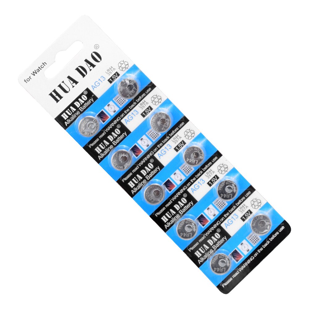 Pin cúc áo AG13 / LR44 dùng cho đồng hồ - đèn ngủ - đèn mặt trăng 3D hoặc đèn khác