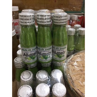 Muối hải sản chai nhỏ xanh / đỏ. ( 1 lốc 6 chai).