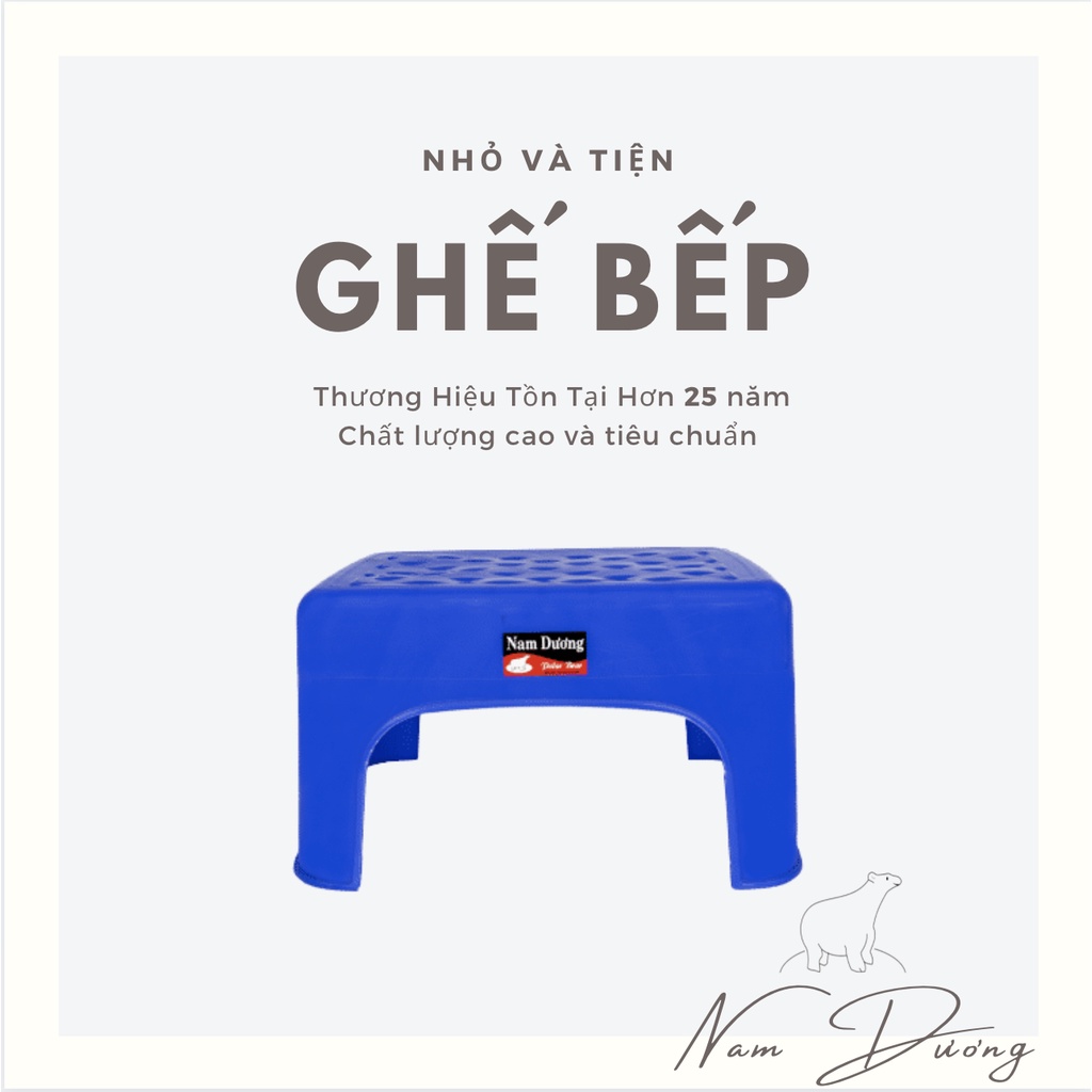 Ghế Bếp Nhựa Nam Dương Siêu Rẻ (Ghế Nhí/ Ghế Mini )