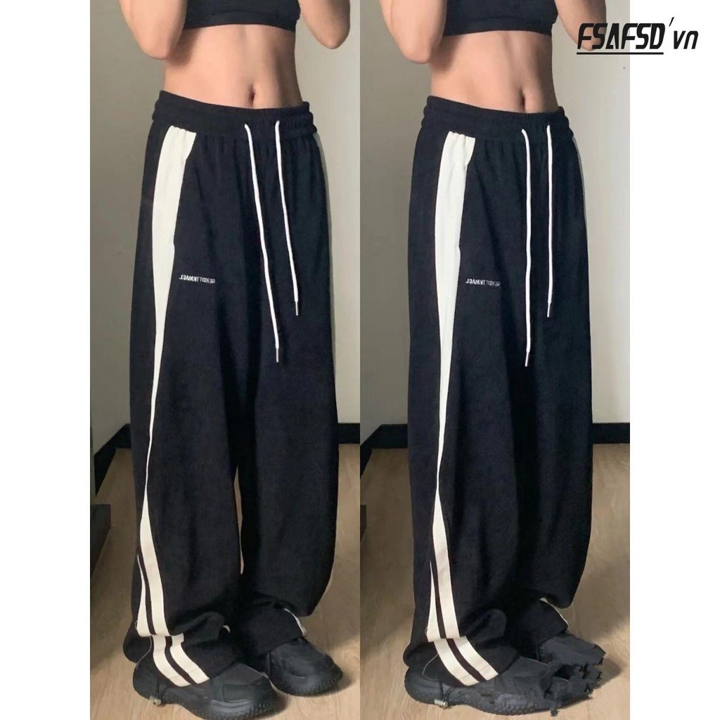 Quần Dài Dáng Suông Phong Cách Thời Trang Retro Mỹ Hàng Mới 2022